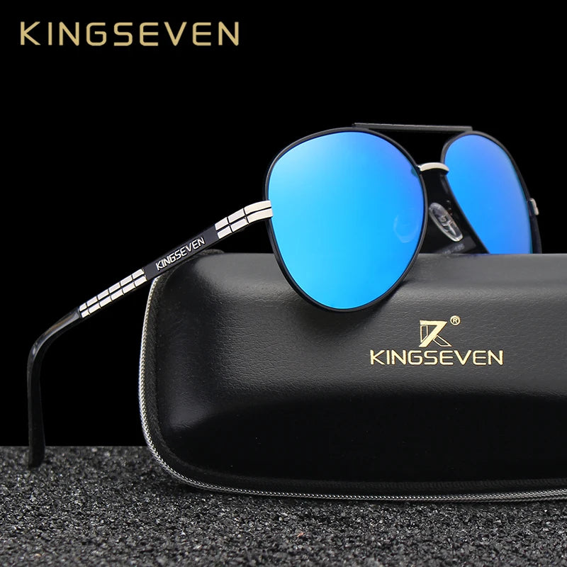 KINGSEVEN AVIATOR STYLE SUNGLASSES