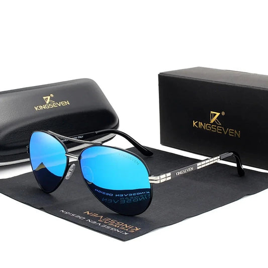 KINGSEVEN AVIATOR STYLE SUNGLASSES