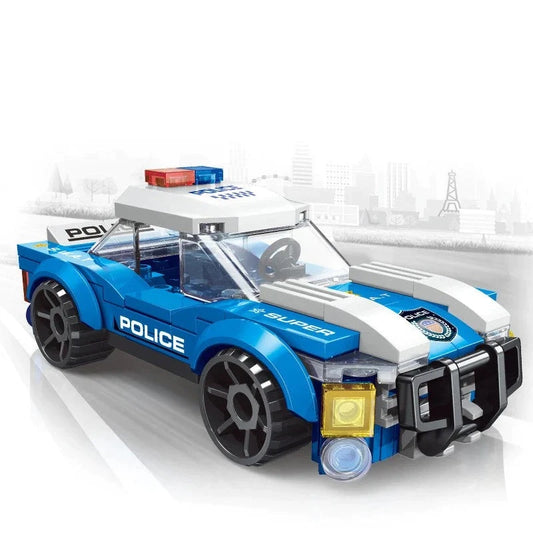 POLICE CAR BRICK SET