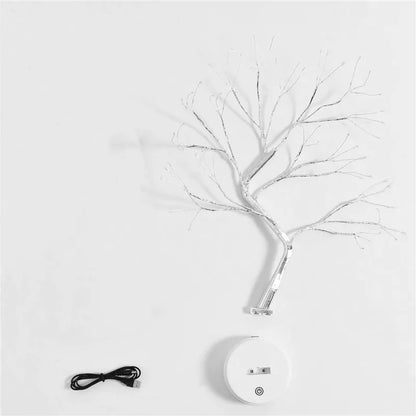 LED ILLUMINATING MINI-TREE LAMP