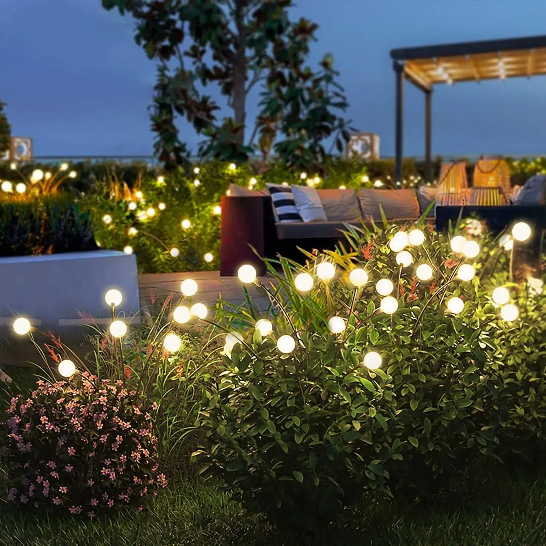 ENCHANTING LED GARDEN LIGHT WITH 10 BULBS