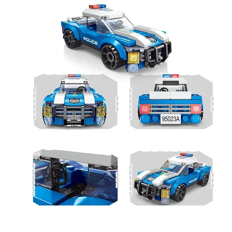 POLICE CAR BRICK SET