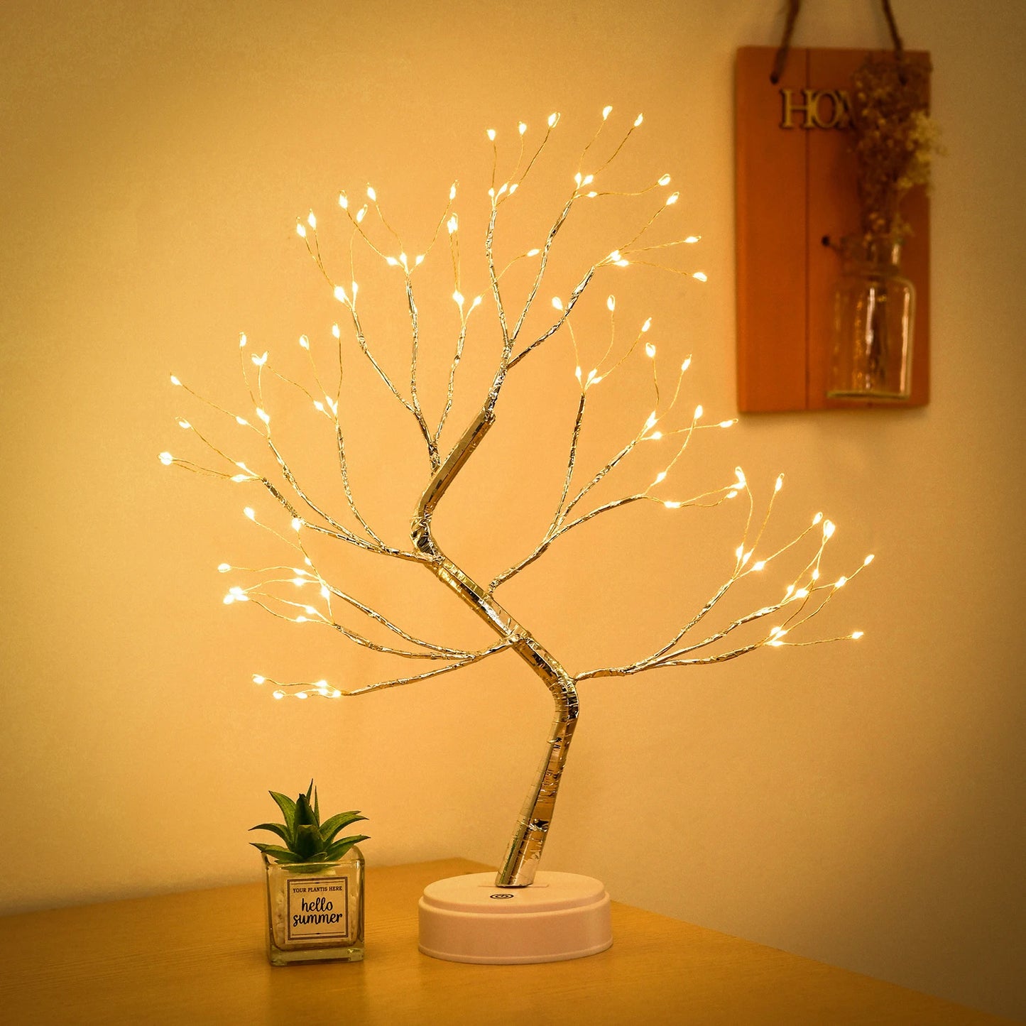 LED ILLUMINATING MINI-TREE LAMP